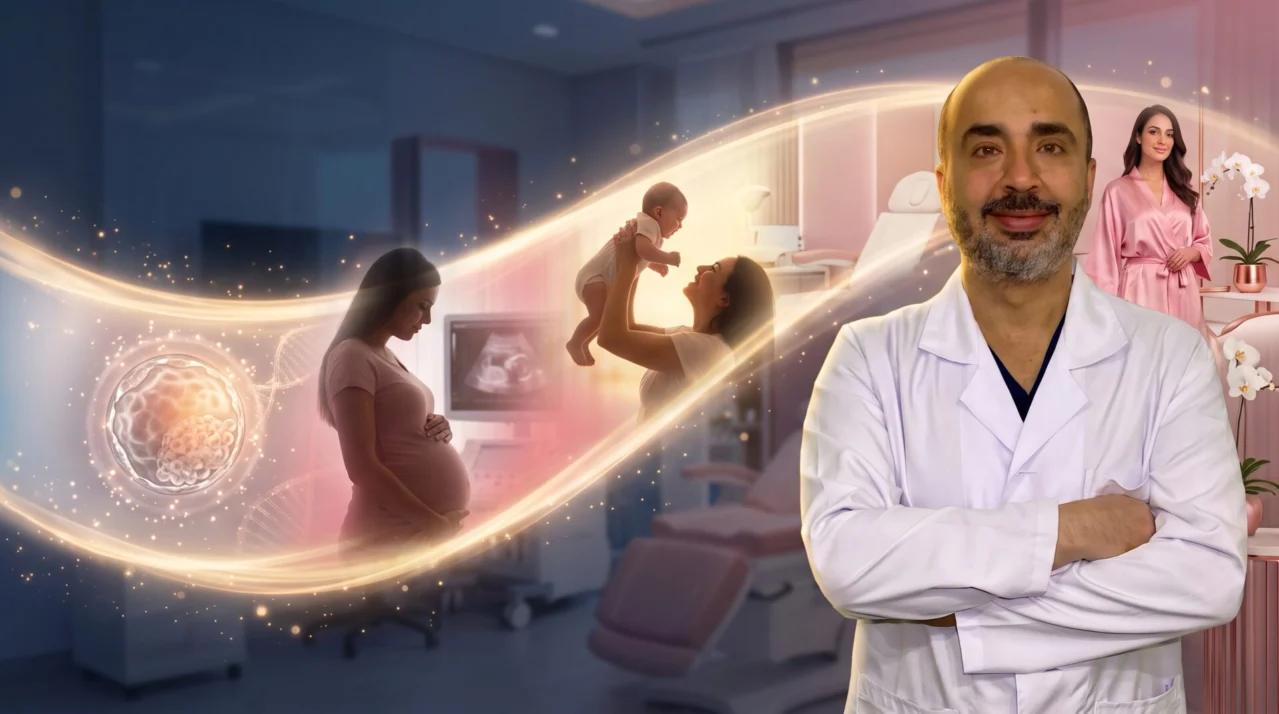 د. اشرف صبري استشاري حقن مجهري والتجميل النسائي ومتابعة الحمل والولادة  – معك من الأول حتى الأمومة و ما بعدها.....