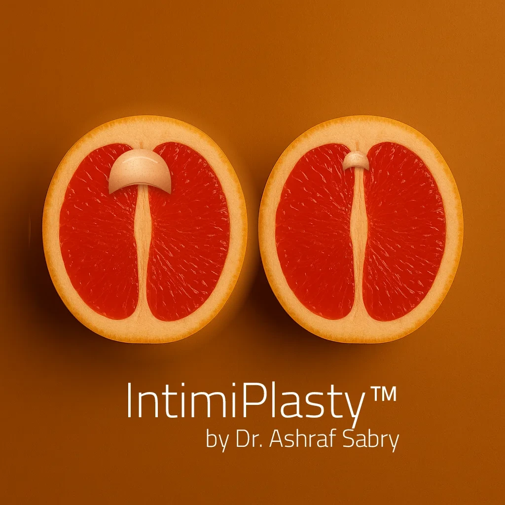 أفضل دكتور تجميل غطاء البظر في القاهرة بتقنية ™IntimiPlasty – قبل وبعد